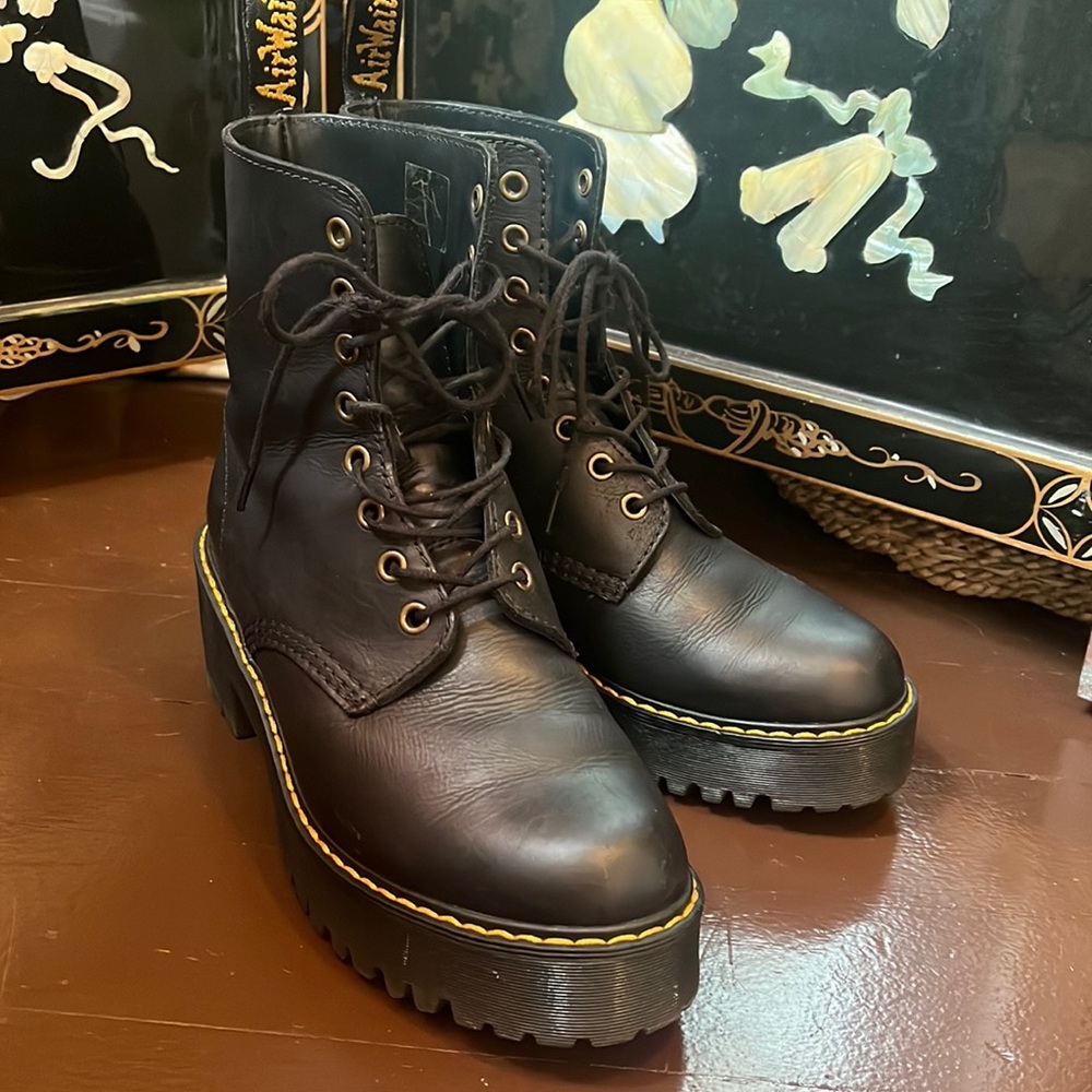 Dr. Martens Shriver Lace Up Black Boot